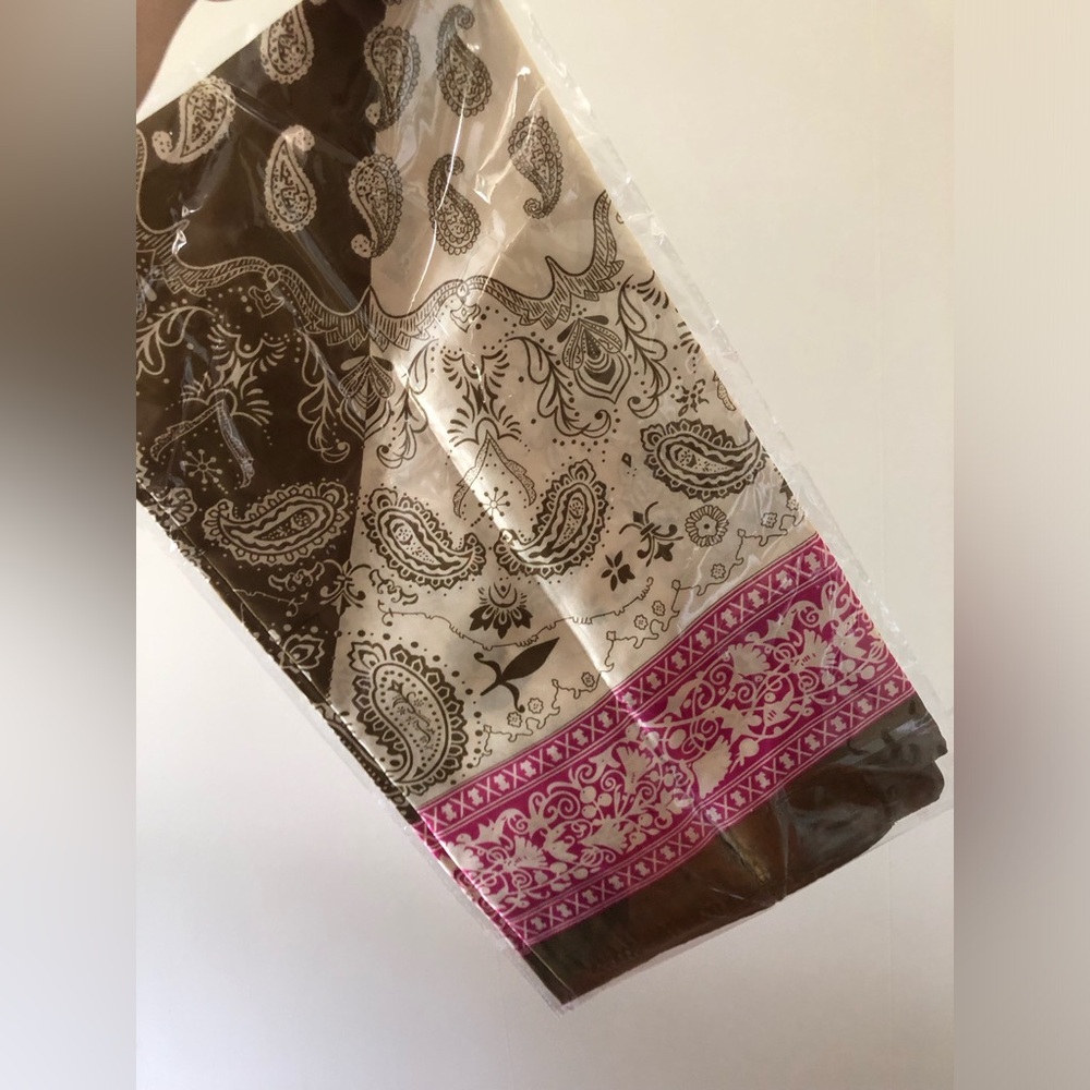 Multicolored silk bandannas